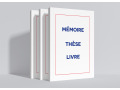 Thèse / Livre / Mémoire dos carré collé A4